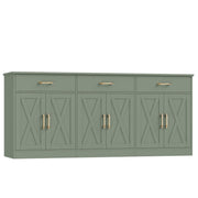71" Farmhouse Sideboard Buffet Cabinet with Storage