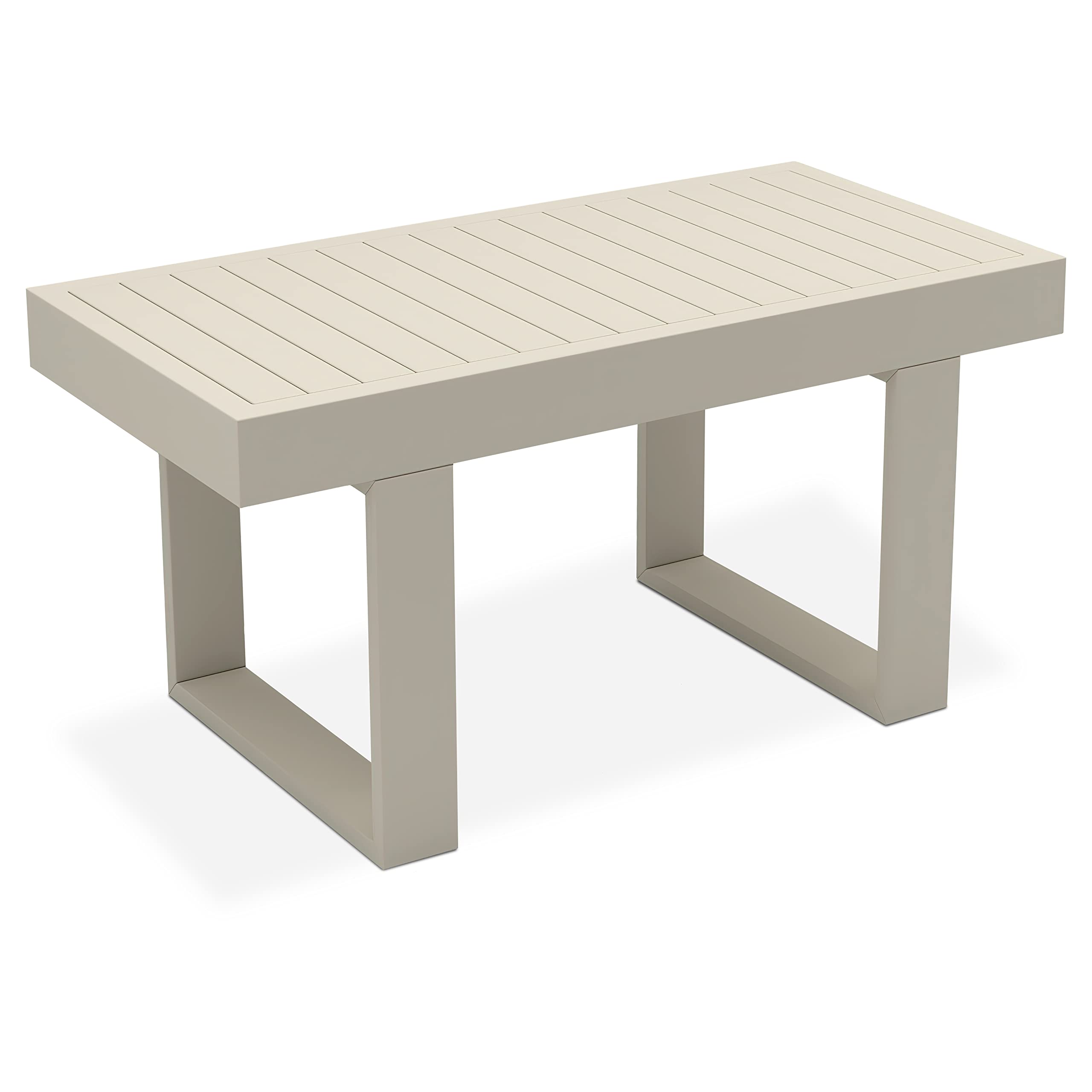 Outdoor Sofa Patio Furniture Set with Coffee Table, 74 Inch