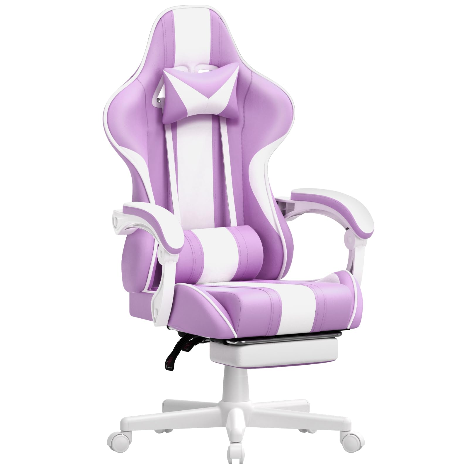 Ergonomic Gaming Chair Light Purple