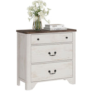 3-Drawer Dresser with Curved Profile Design