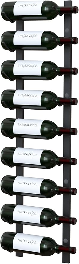Wall Mounted Wine Rack - 6 Bottle Storage