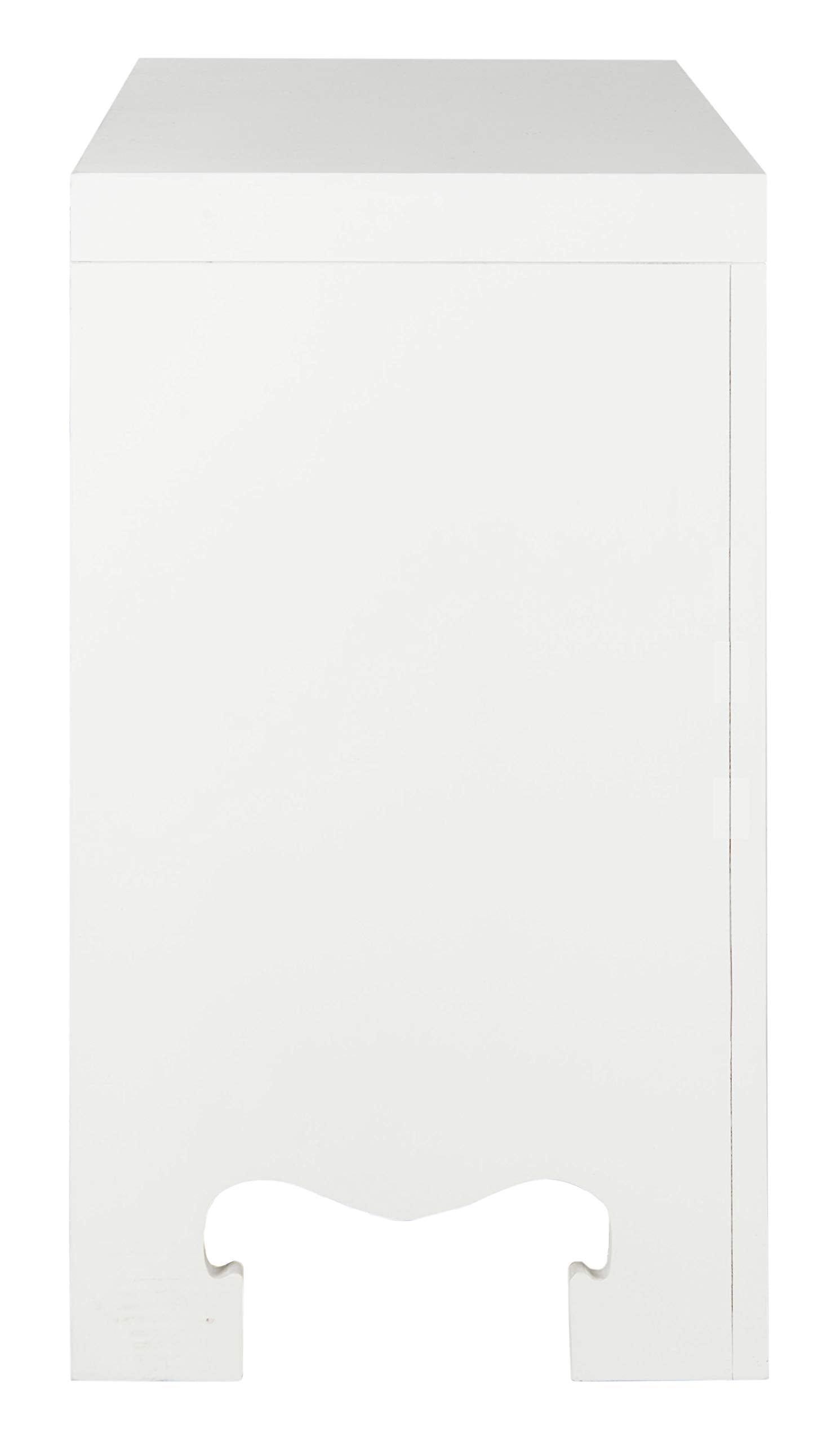 3-Drawer Chest White Gold