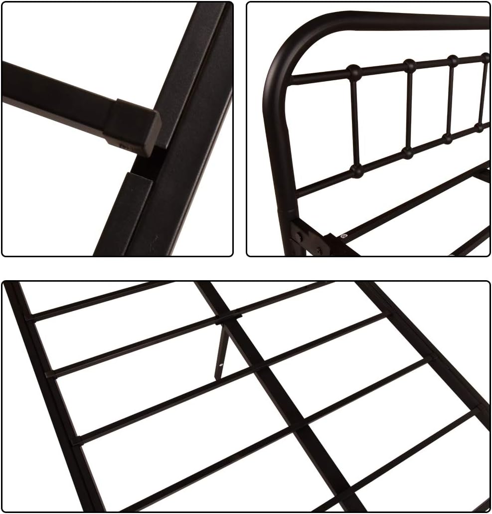 Metal Daybed Frame with Heavy Duty Slats - Twin