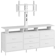 63" TV Stand with Mount and 7 Drawers