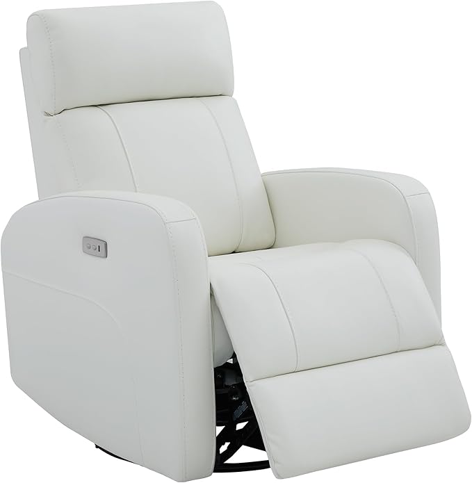 Power Swivel Glider Recliner Chair with Adjustable Headrest