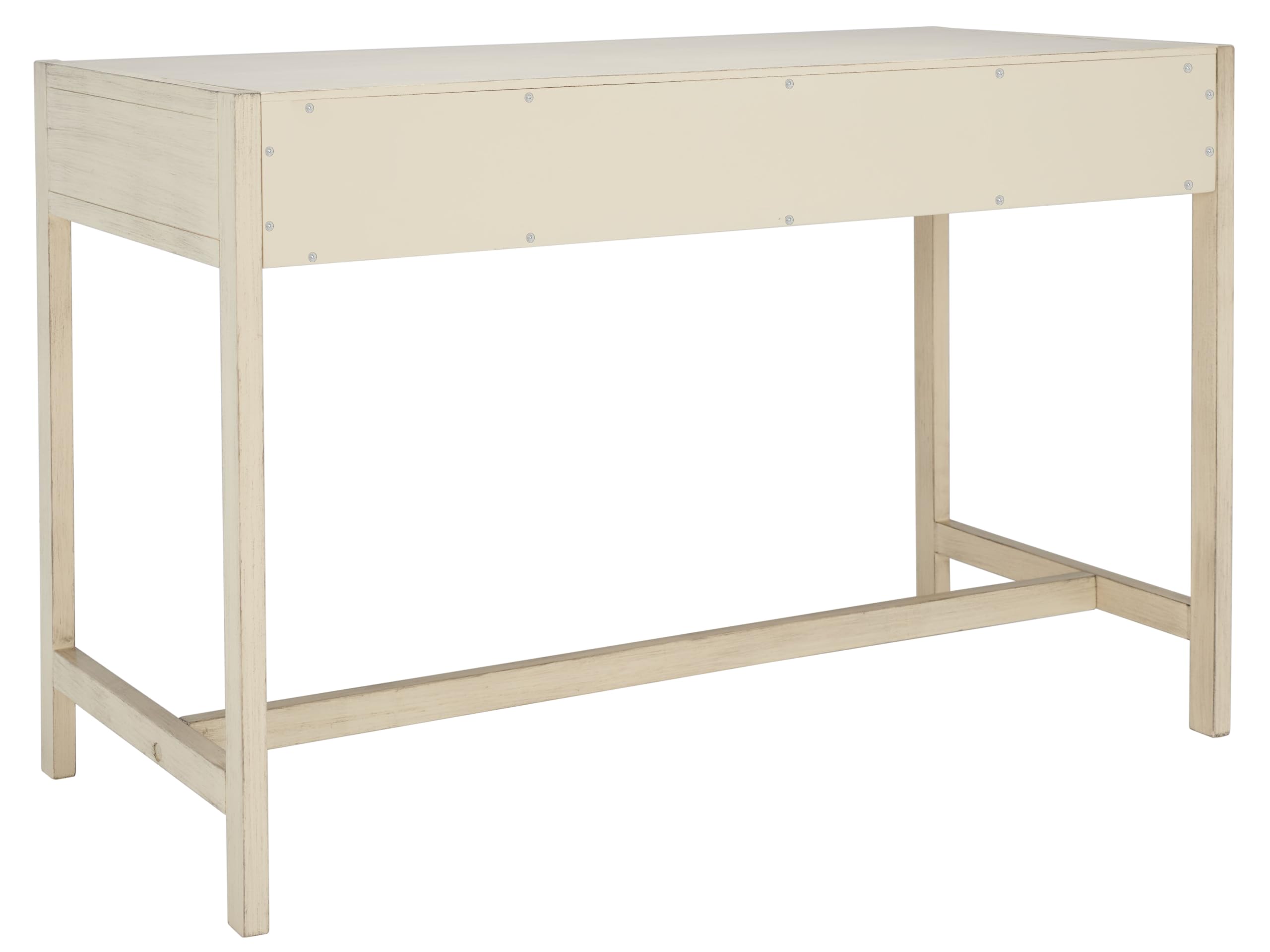 Antique White 2-Drawer Writing Desk