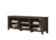 70-Inch TV Stand with Open Shelves