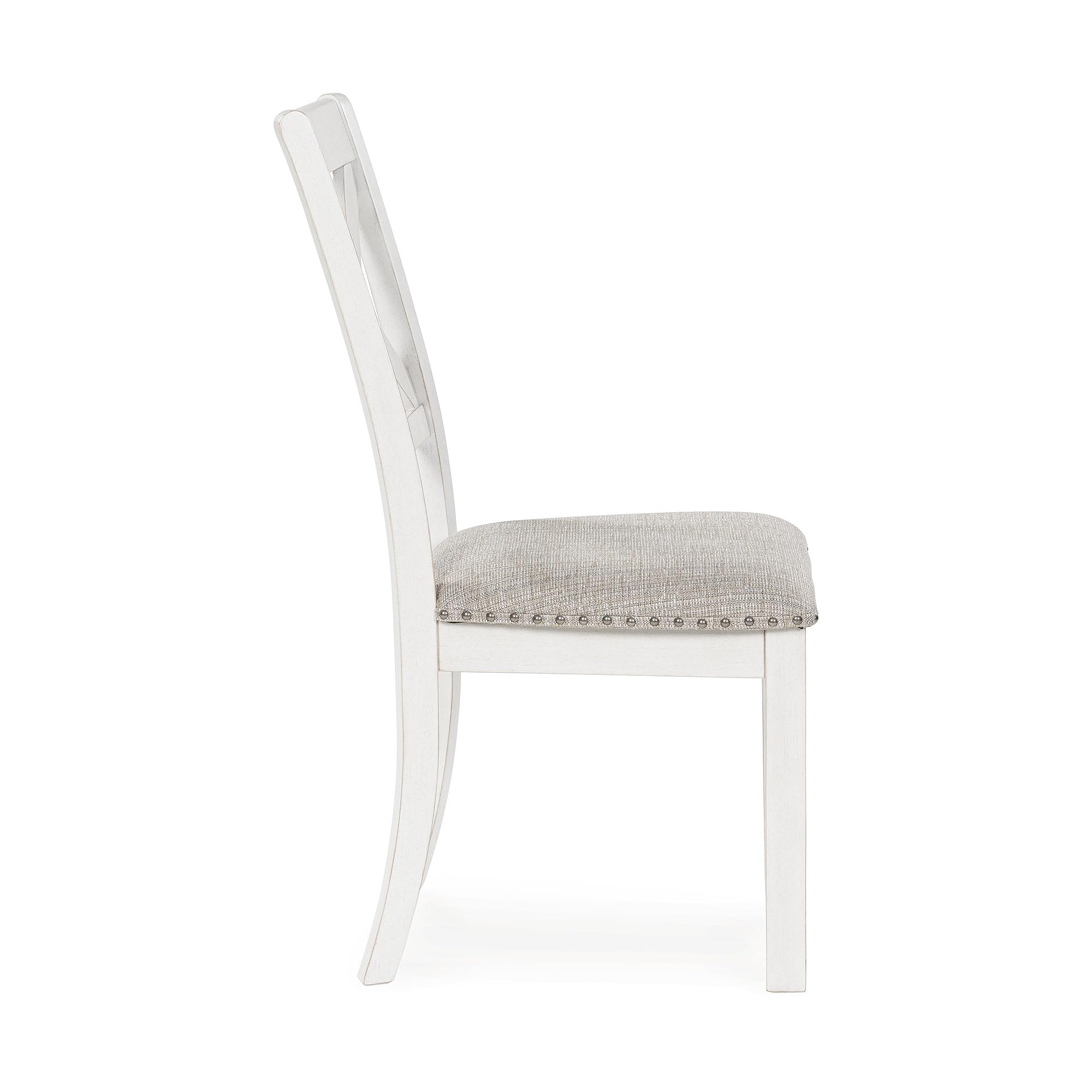 Upholstered Dining Chair with Nailhead Trim, Set of 2