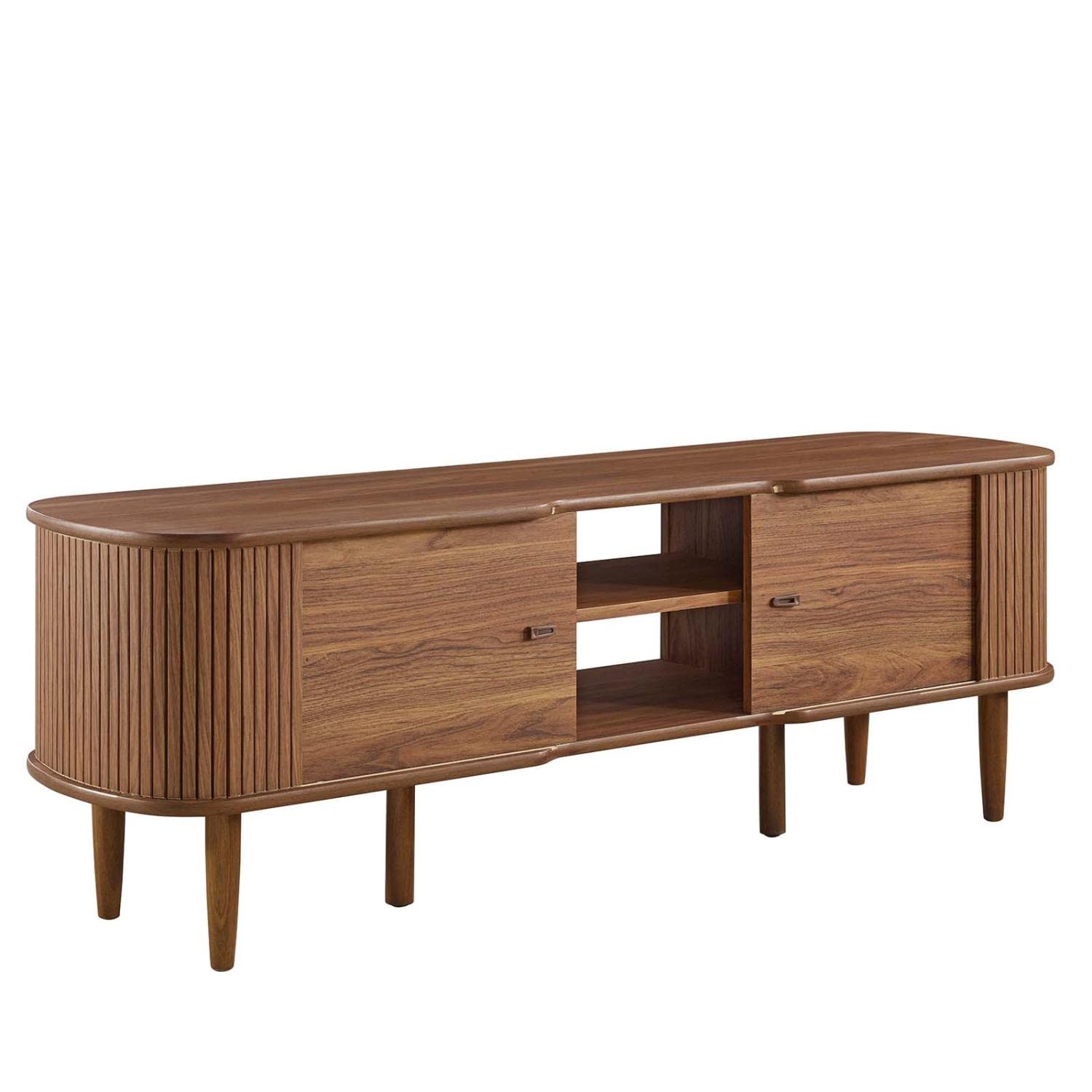 Mid-Century TV Stand Walnut