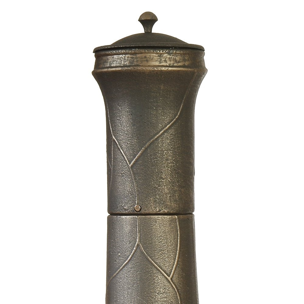 Outdoor Chimenea Fireplace - Cast Iron Wood Burning Fire Pit