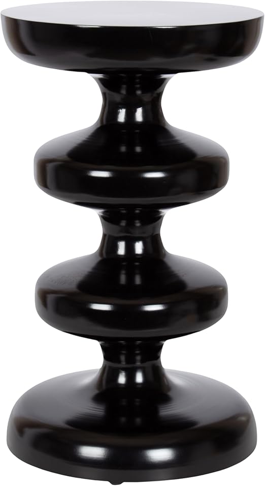 Fondi Modern Metal Round Side Table