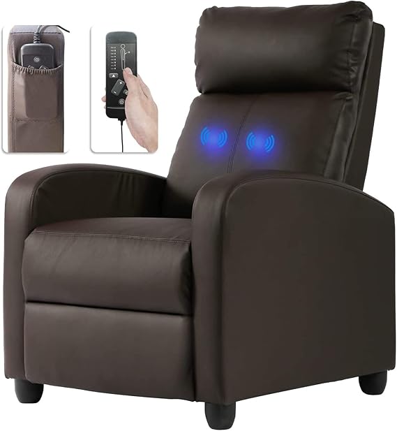 Massage Recliner Chair with Footrest