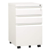 3 Drawer Mobile File Cabinet with Lock