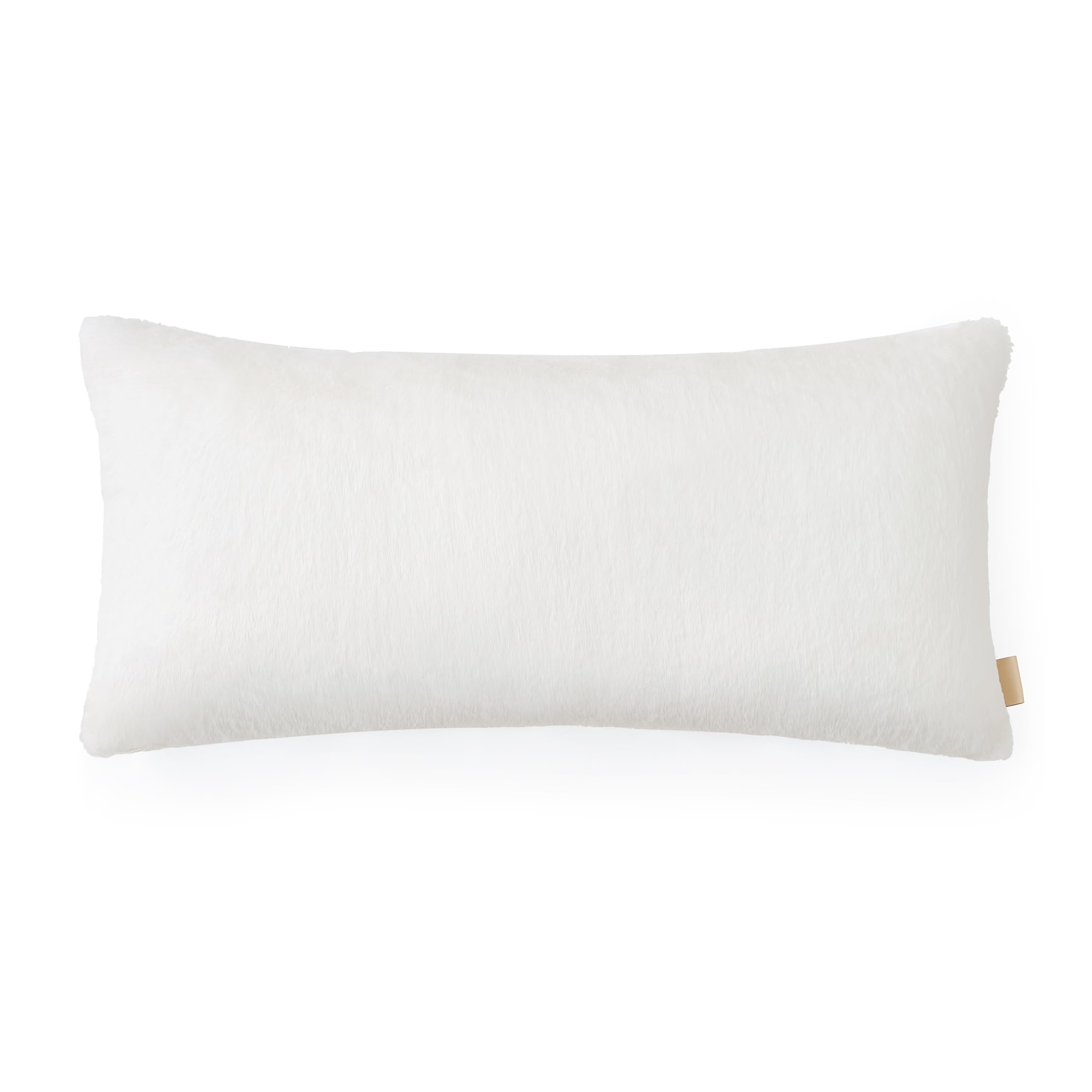 Faux Fur Accent Pillow 14" x 30" - Plush Decorative Throw Pillow