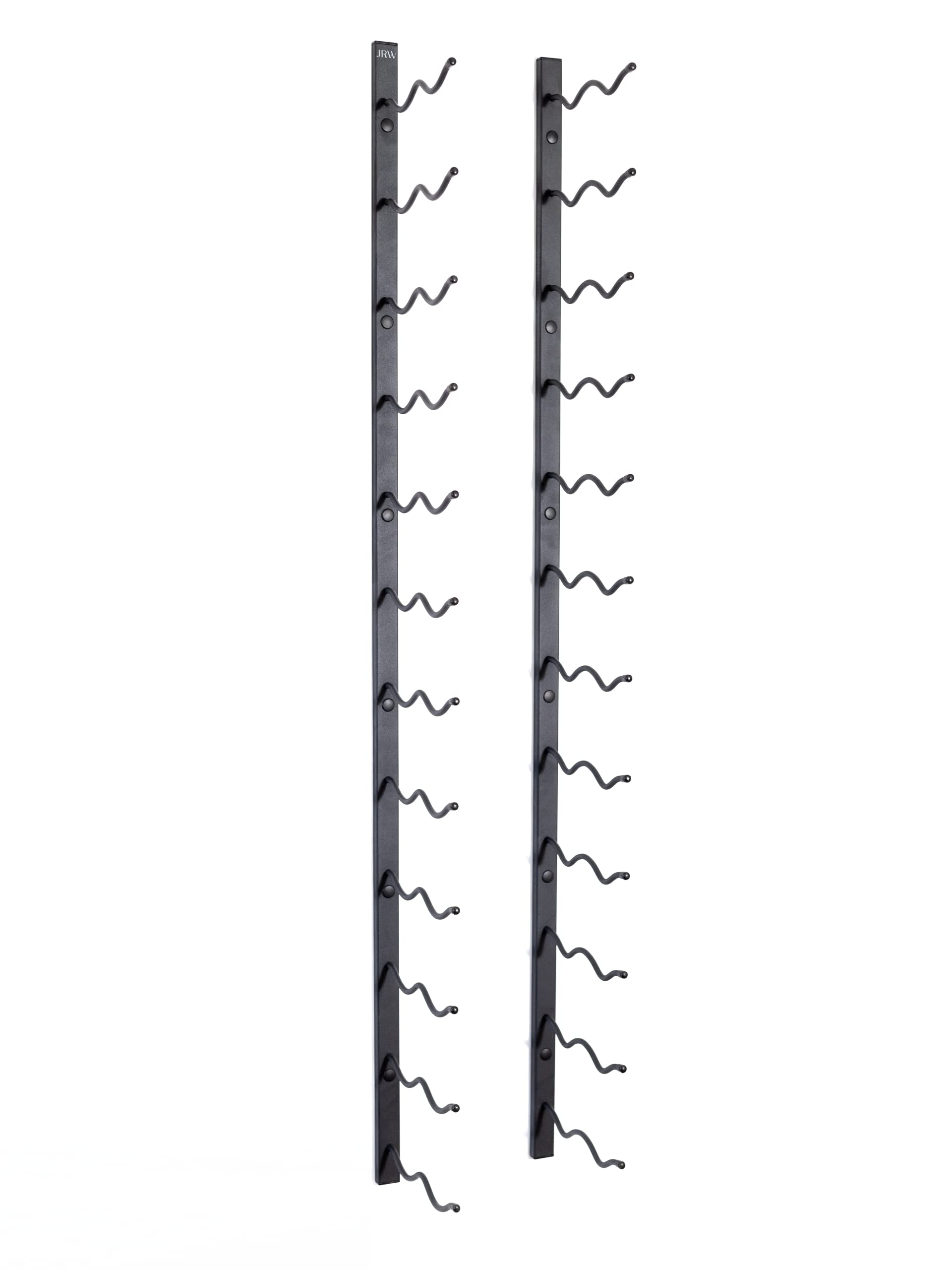 Wall Mounted Metal Wine Rack - 24 Bottle Holder