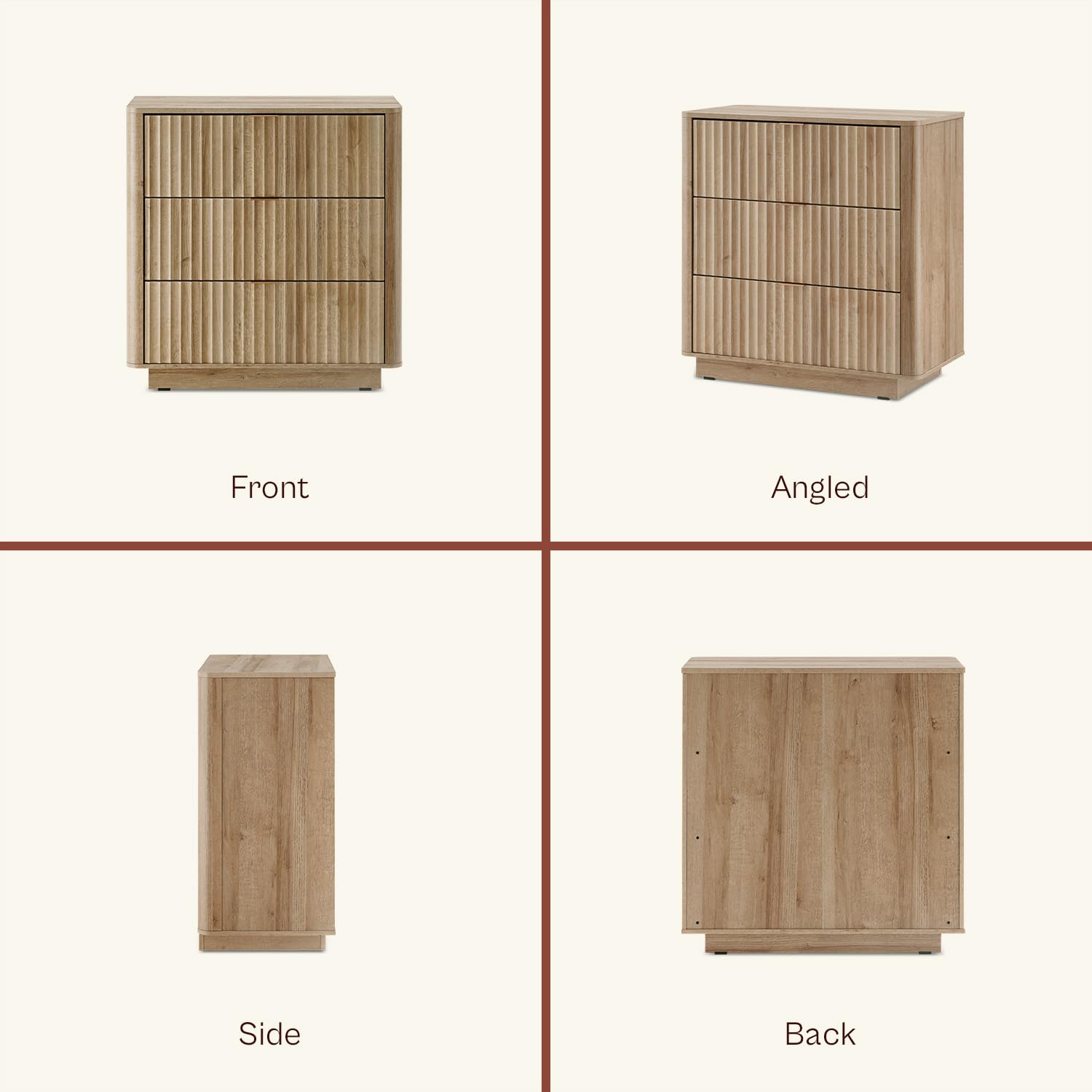 Brooklyn 3 Drawer Dresser