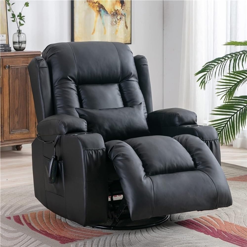 Electric Power Lift Recliner with Heat and Massage