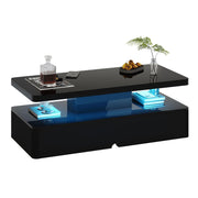 LED Coffee Table with Storage
