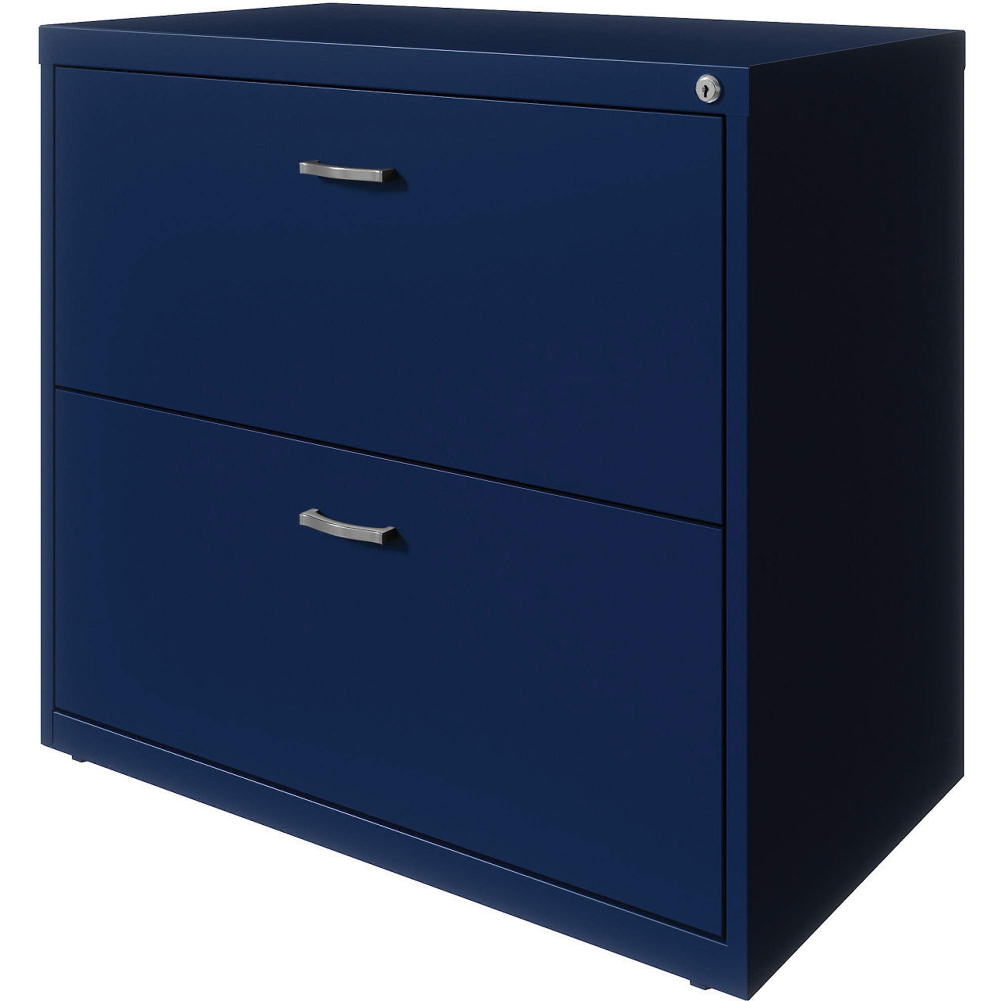 2-Drawer Steel Lateral File Cabinet Navy