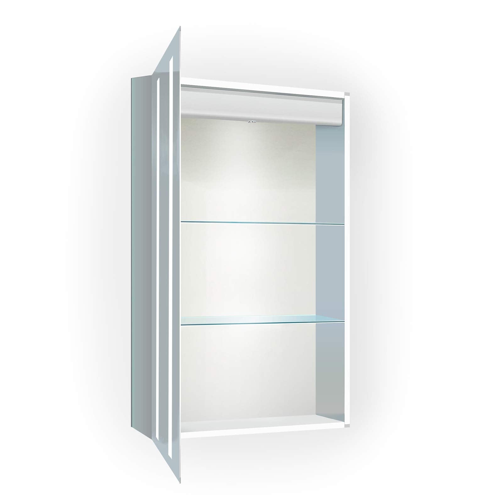 LED Medicine Cabinet 20x30 with Dimmer and Defogger