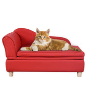 PU Leather Pet Sofa with Storage