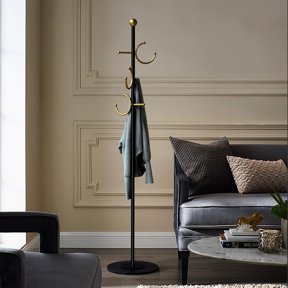Modern Coat Rack with Marble Base