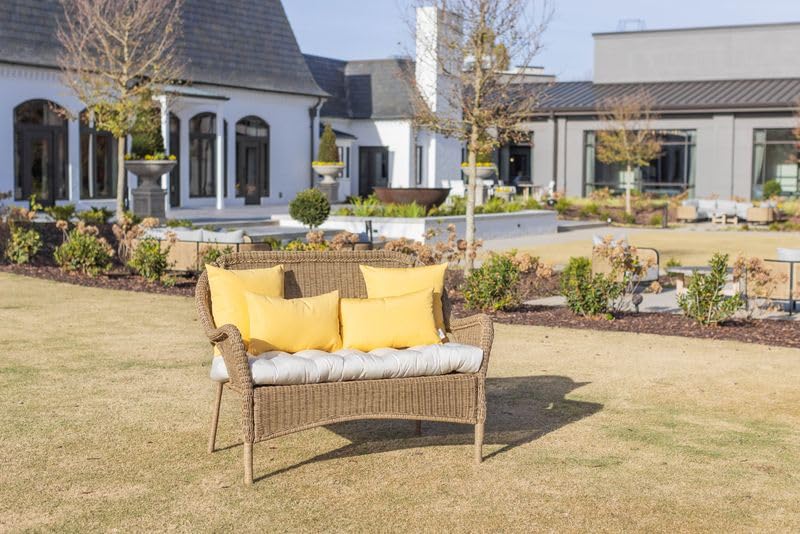 Sunbrella Throw Pillow Set - 4 Piece Indoor Outdoor Decorative Pillows