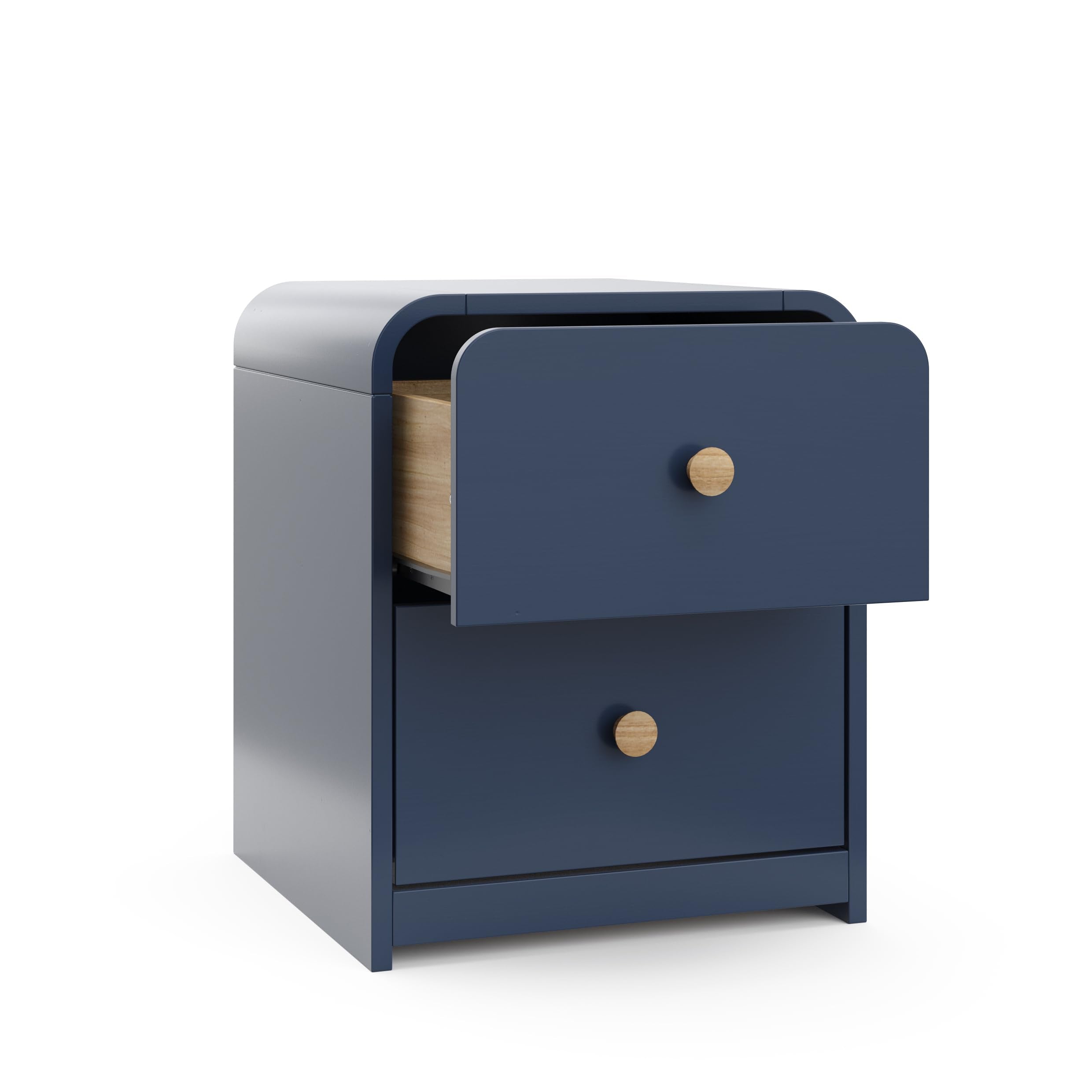 2-Drawer Nightstand with Pre-Installed Tracks