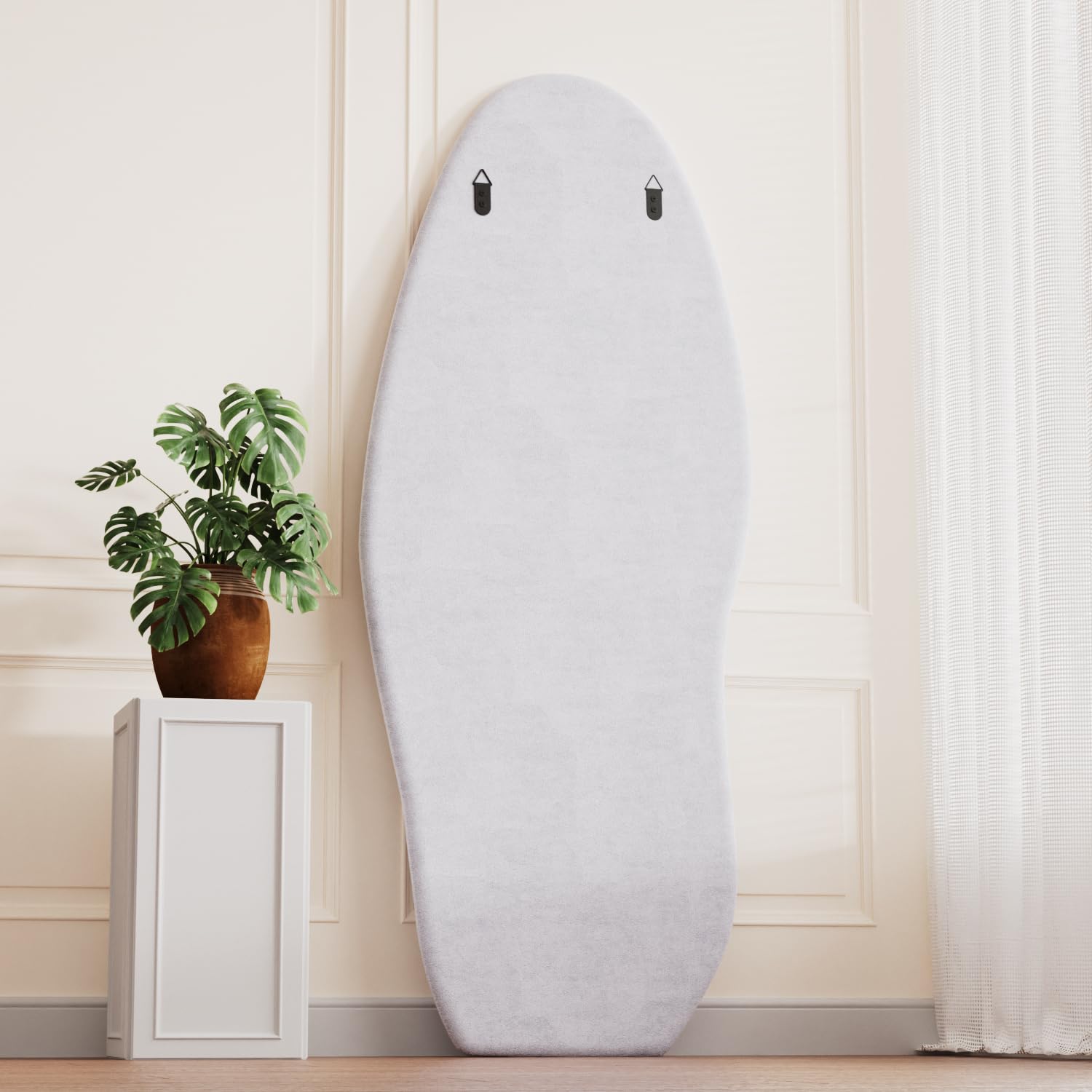 Irregular Wavy Full Length Floor Mirror 63x24