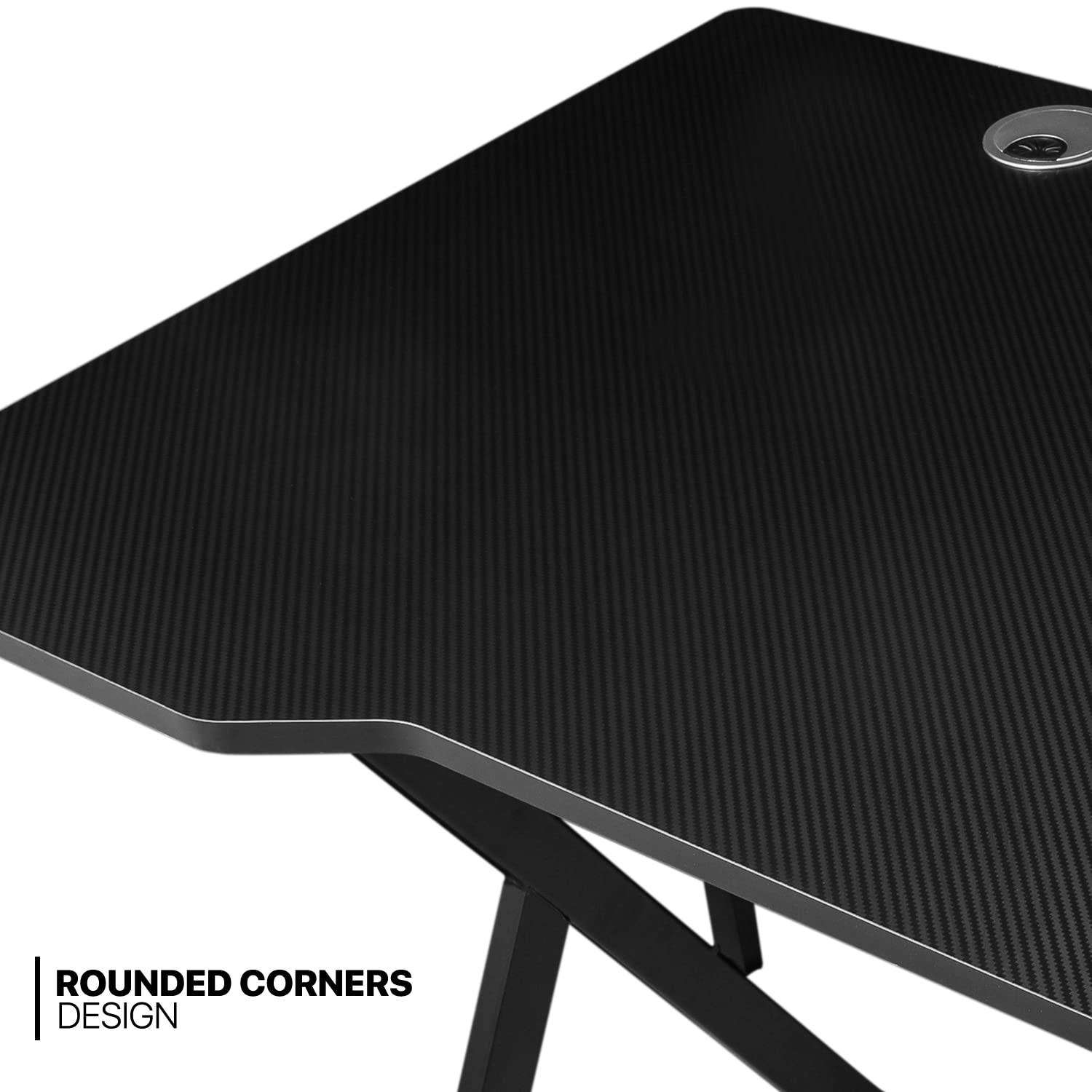 Computer Desk X-Shape Modern Gaming Workstation