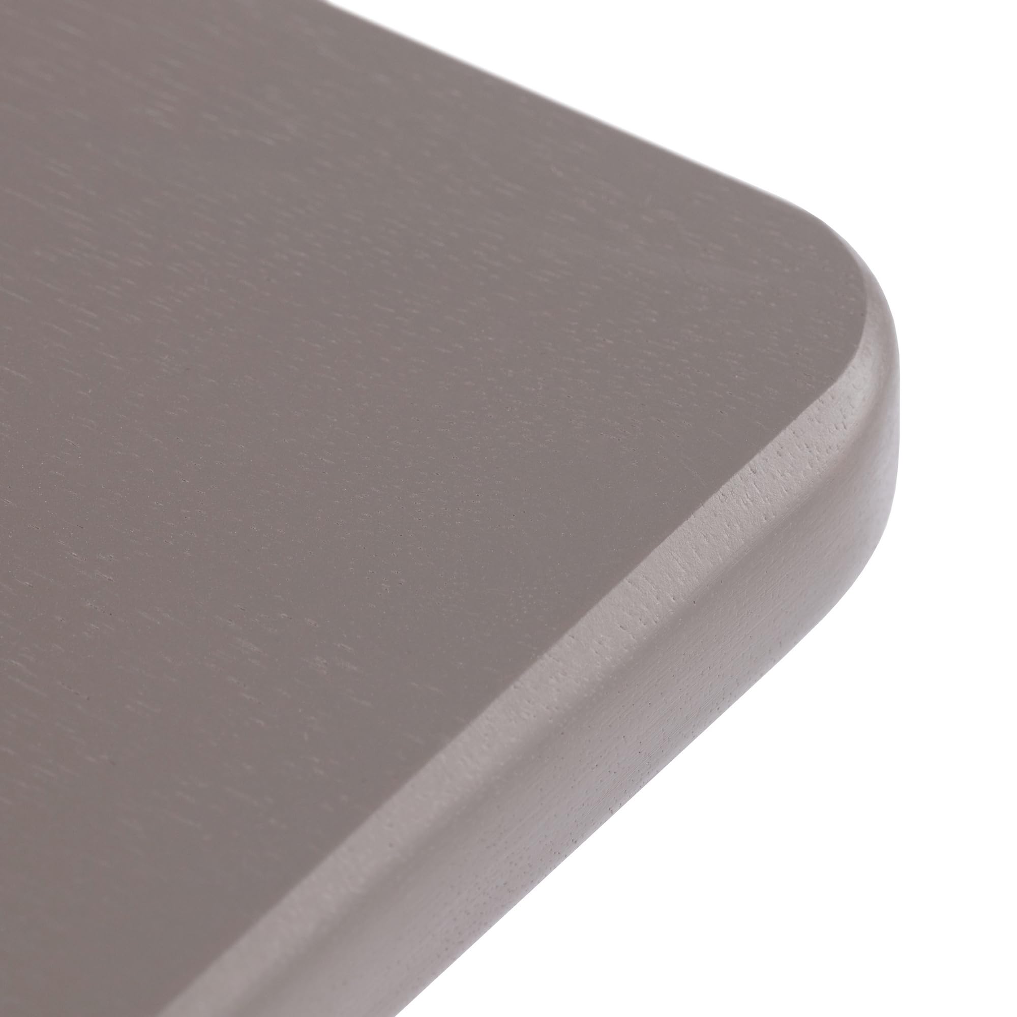 4 Snack Tables with Storage Stand Oyster Gray