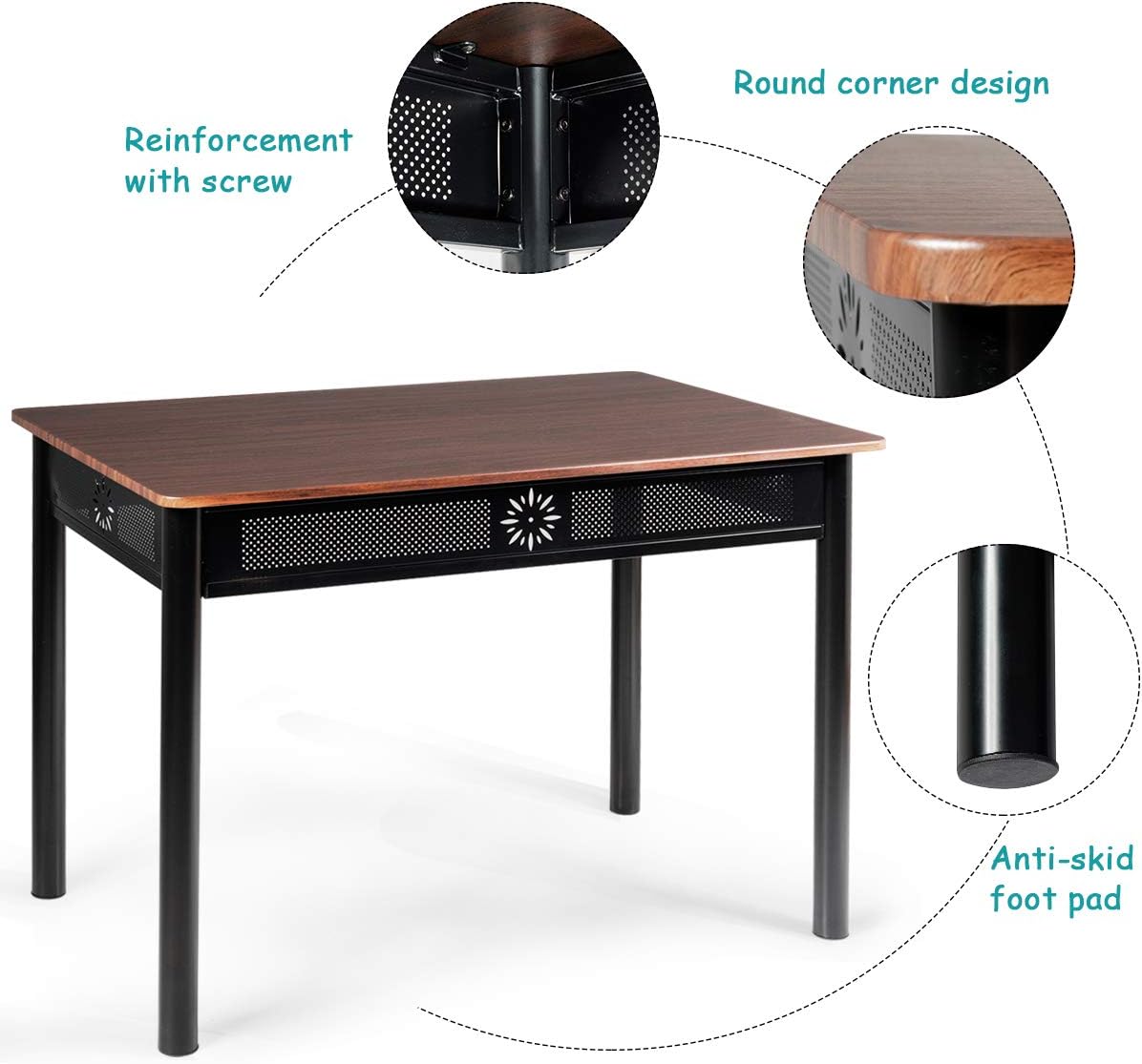 5 Piece Dining Table and Chairs Set