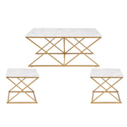 Modern Nesting Coffee Table Set of 3