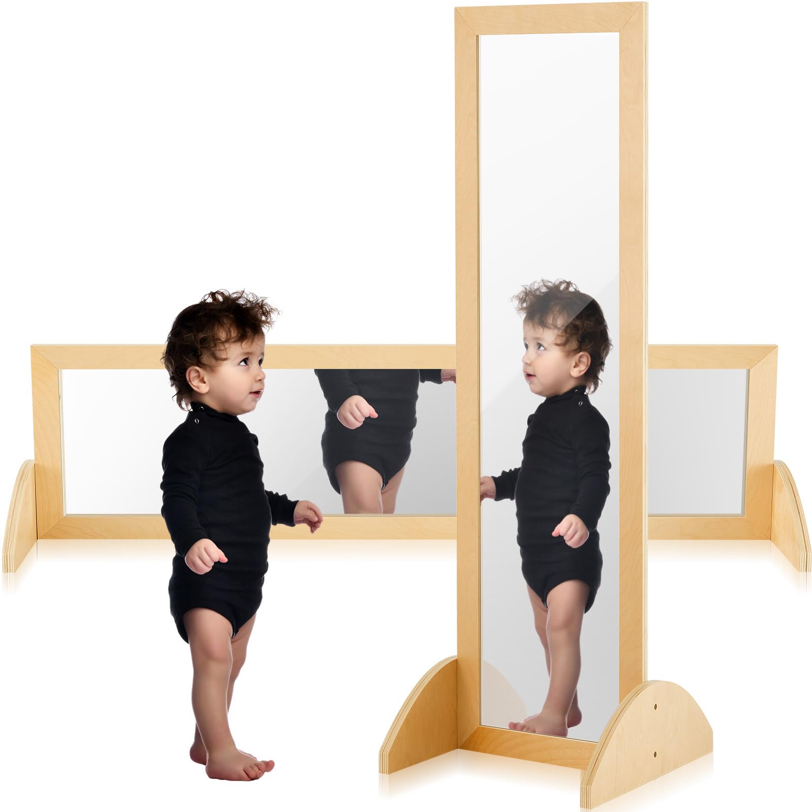 Double Sided Toddler Montessori Mirror