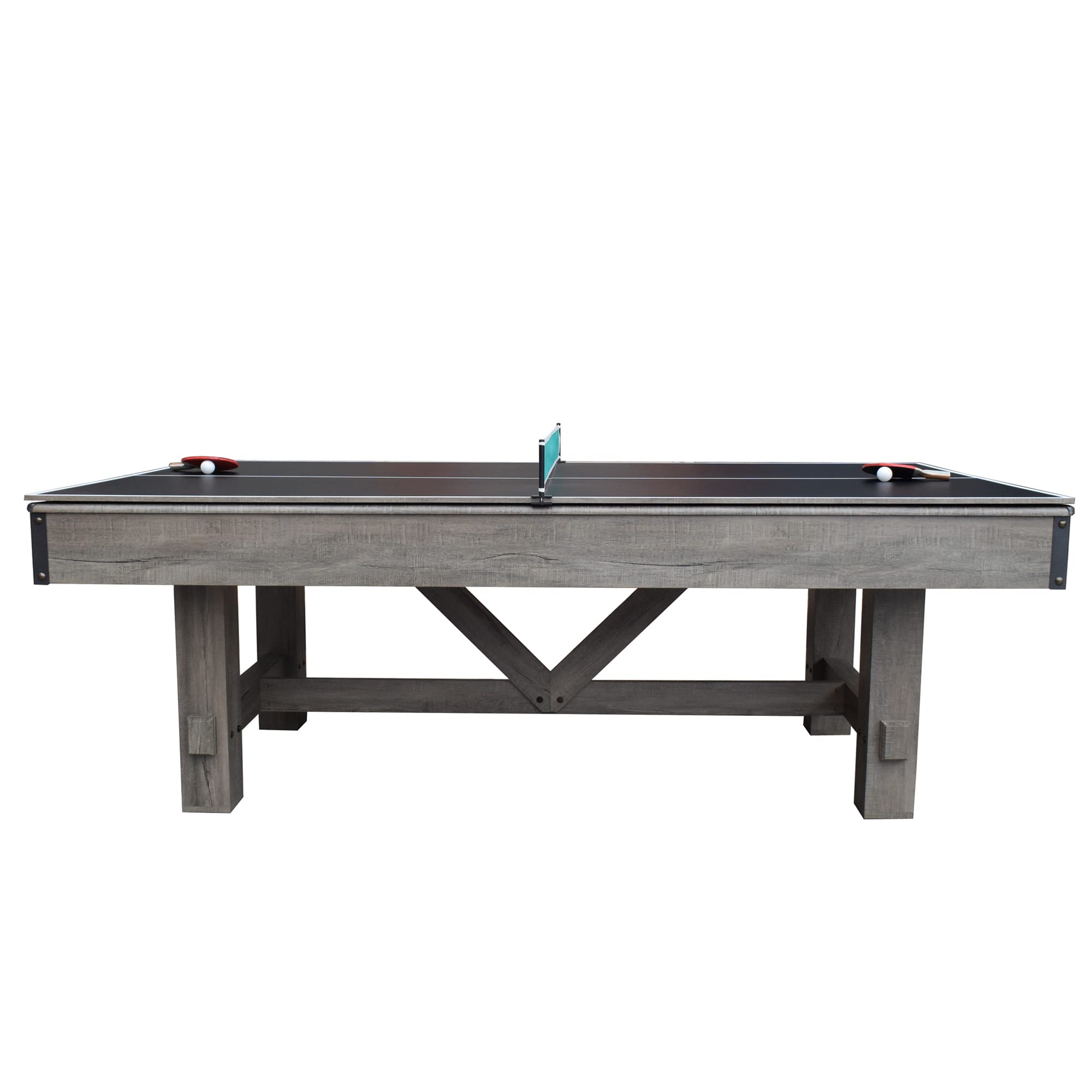 7-Foot 3-in-1 Pool Table with Benches