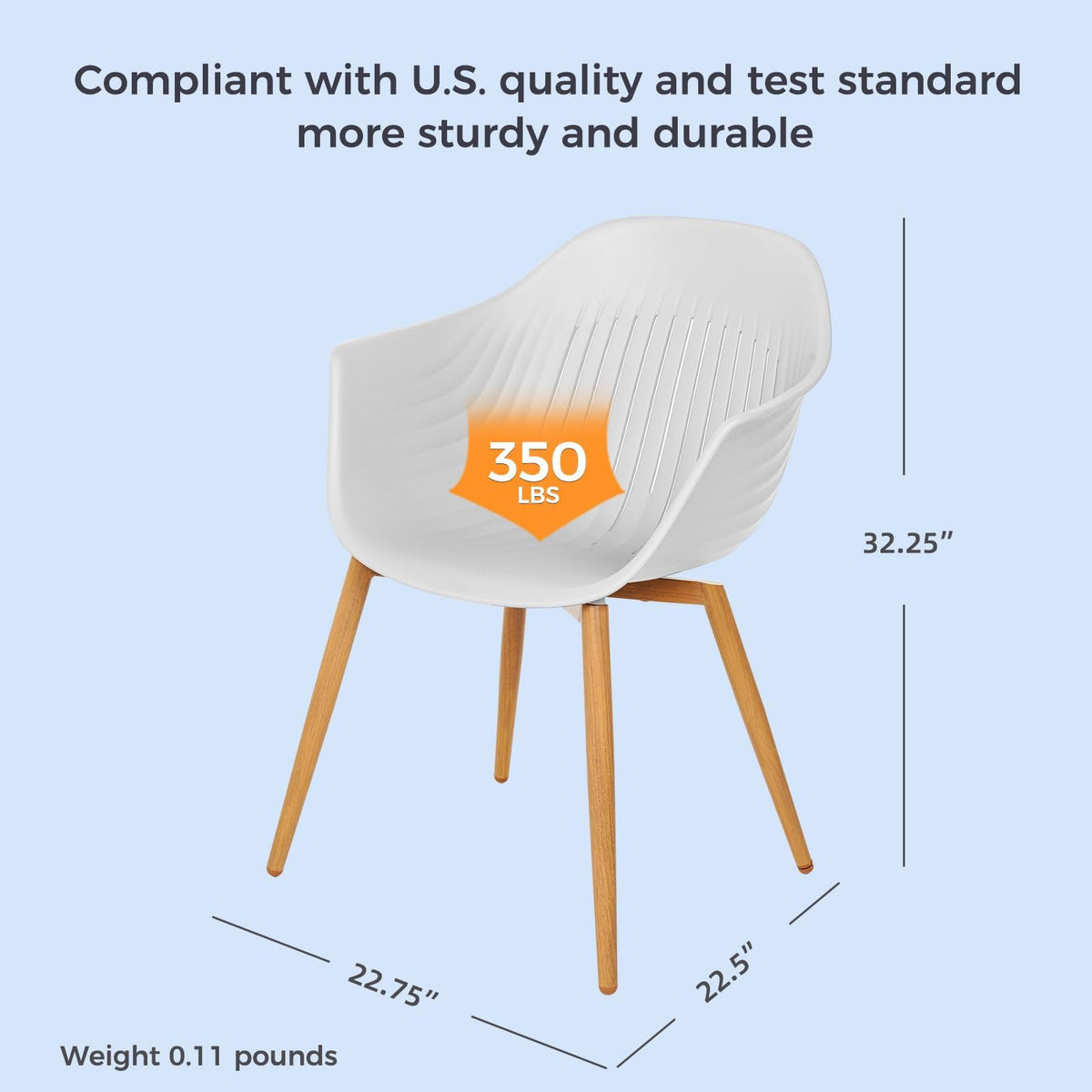 7-Piece Outdoor Dining Set with Recycled Plastic Chairs