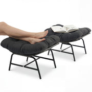 Outdoor Patio Ottomans Set with Cushions