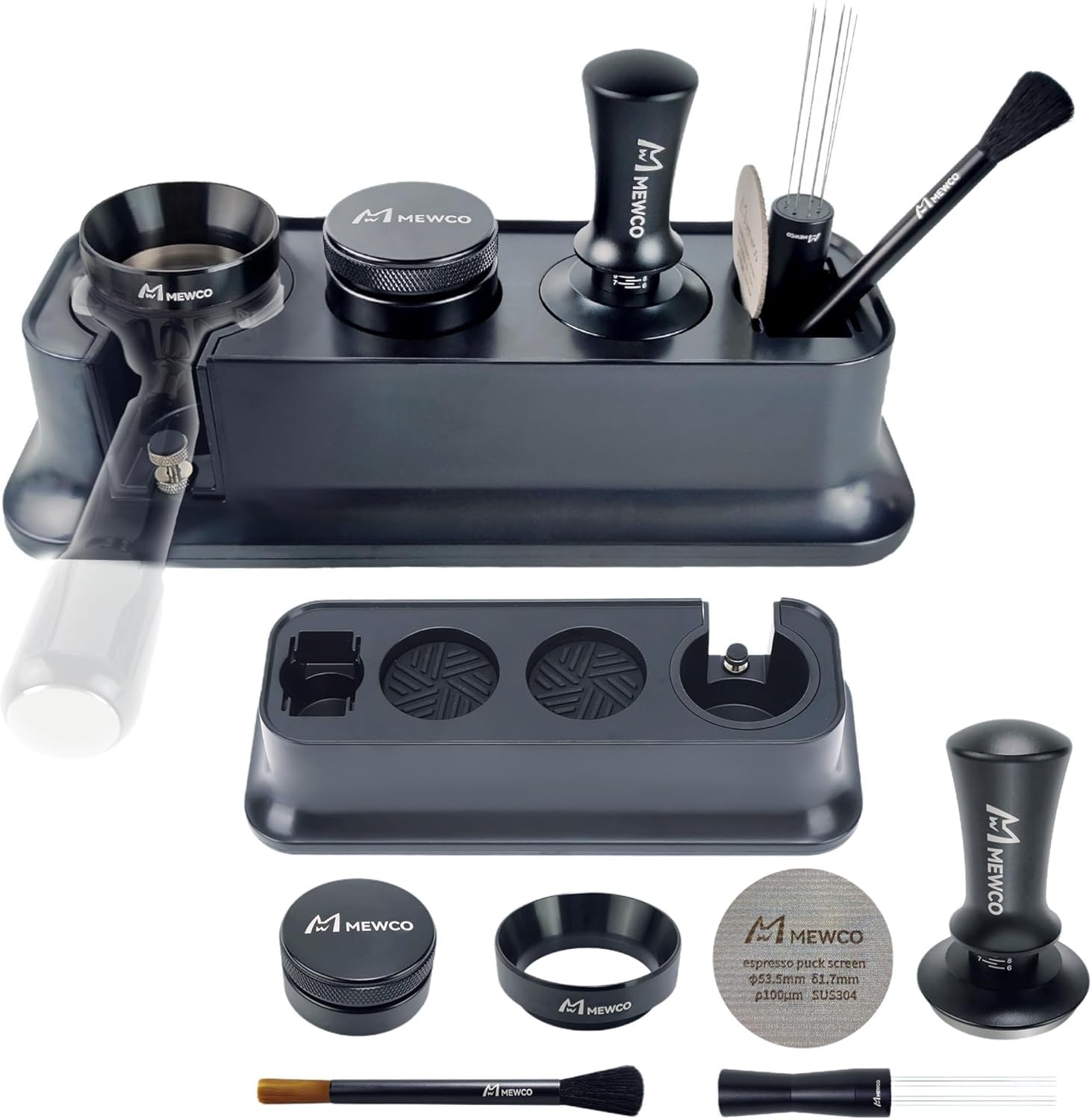 Espresso Tamper Set with Organizer Station