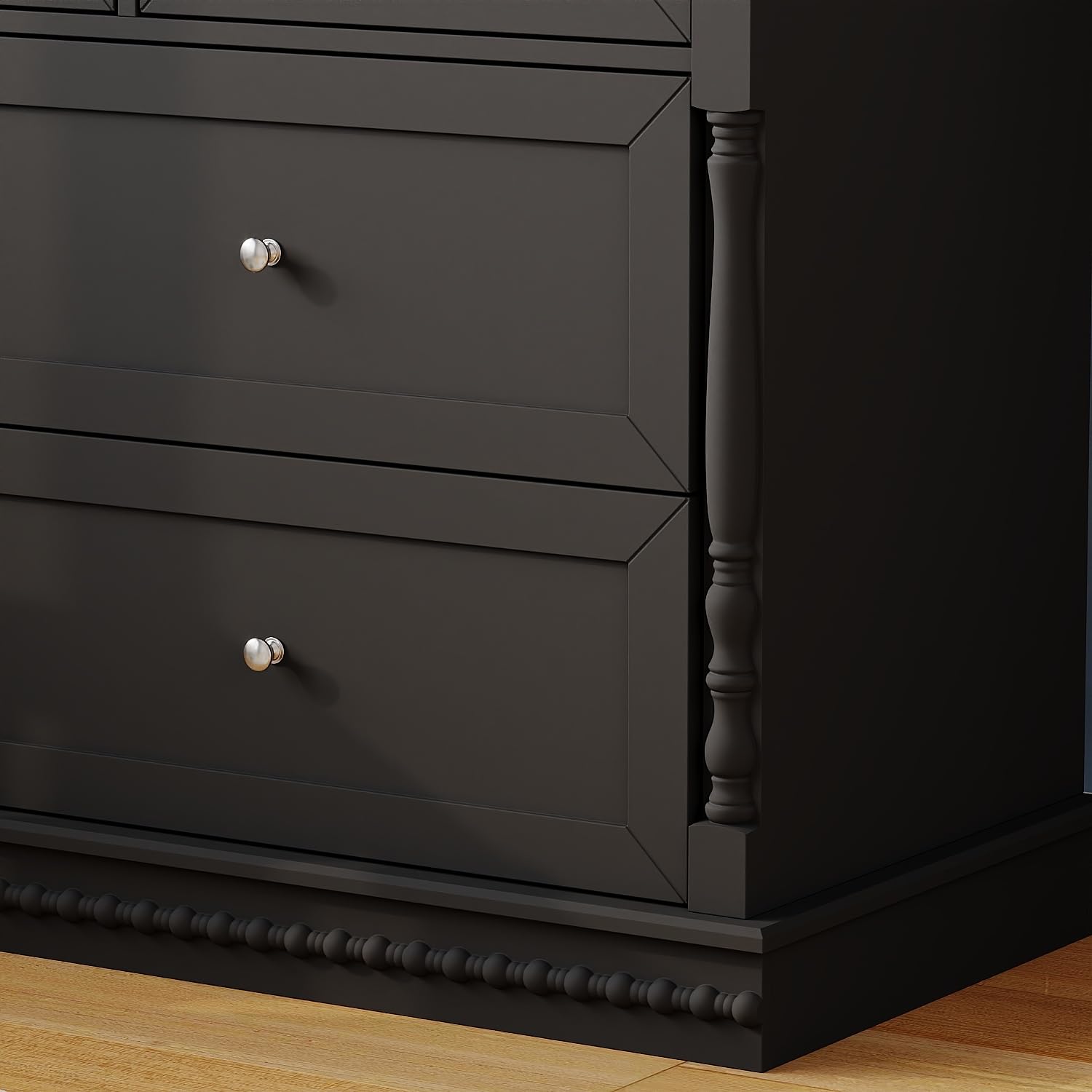 Baby Dresser with Changing Table Top - 7 Drawer Nursery Station