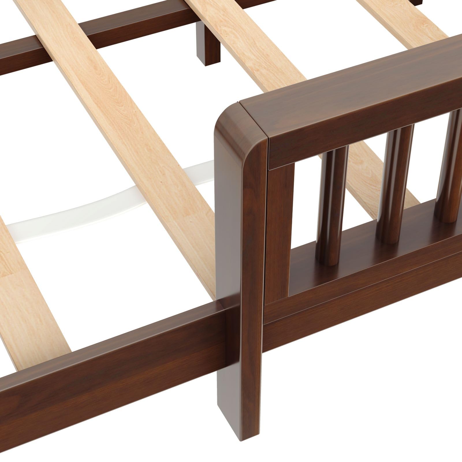 Twin Montessori Floor Bed with Rails