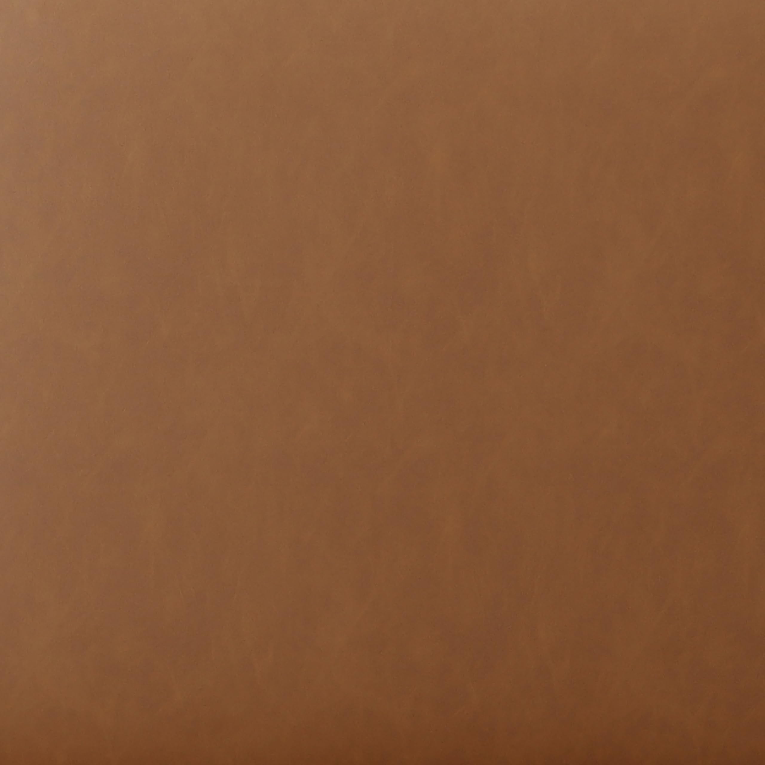 19" Wentworth Round Faux Leather Ottoman