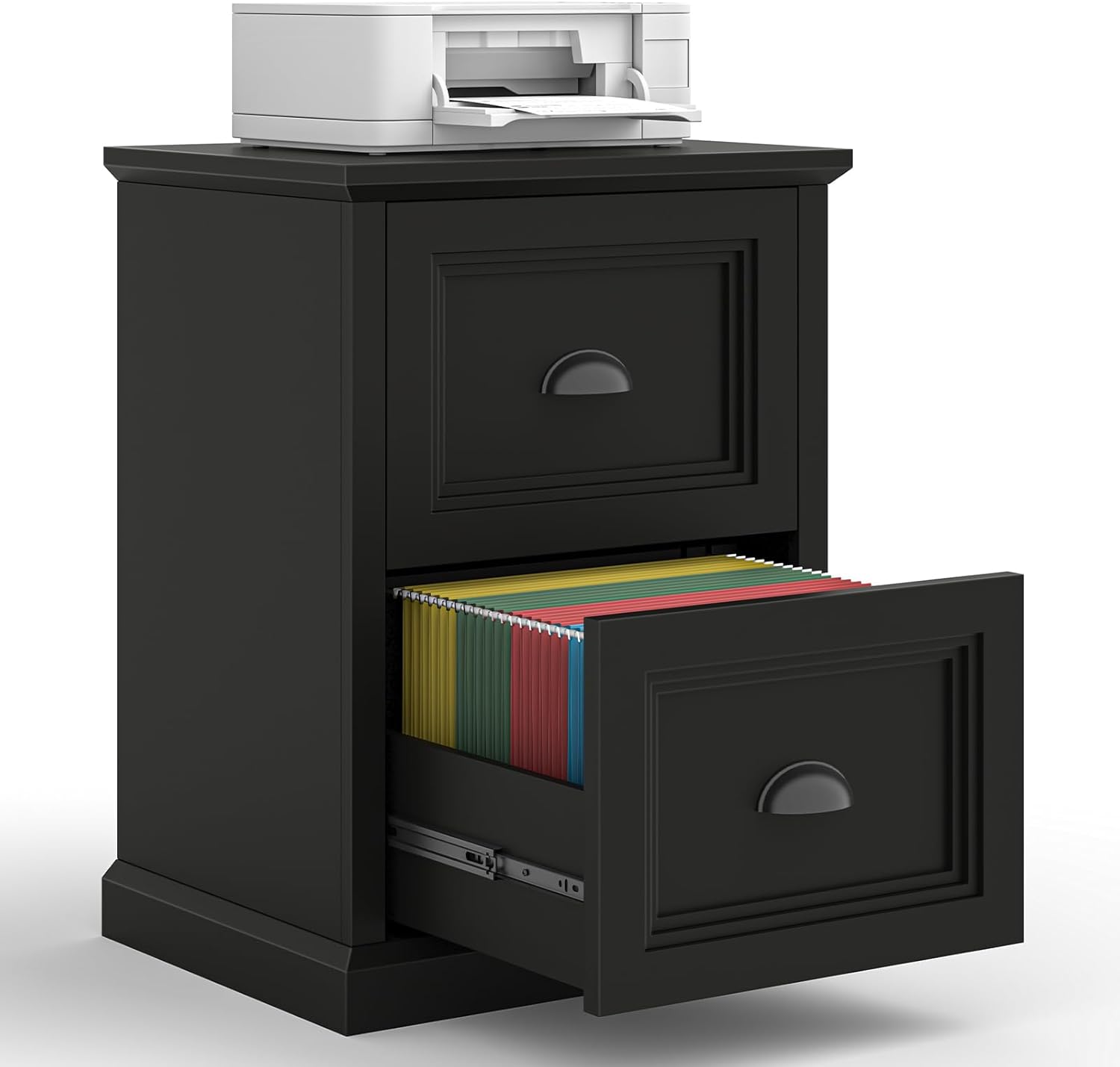 2 Drawer Farmhouse Lateral File Cabinet