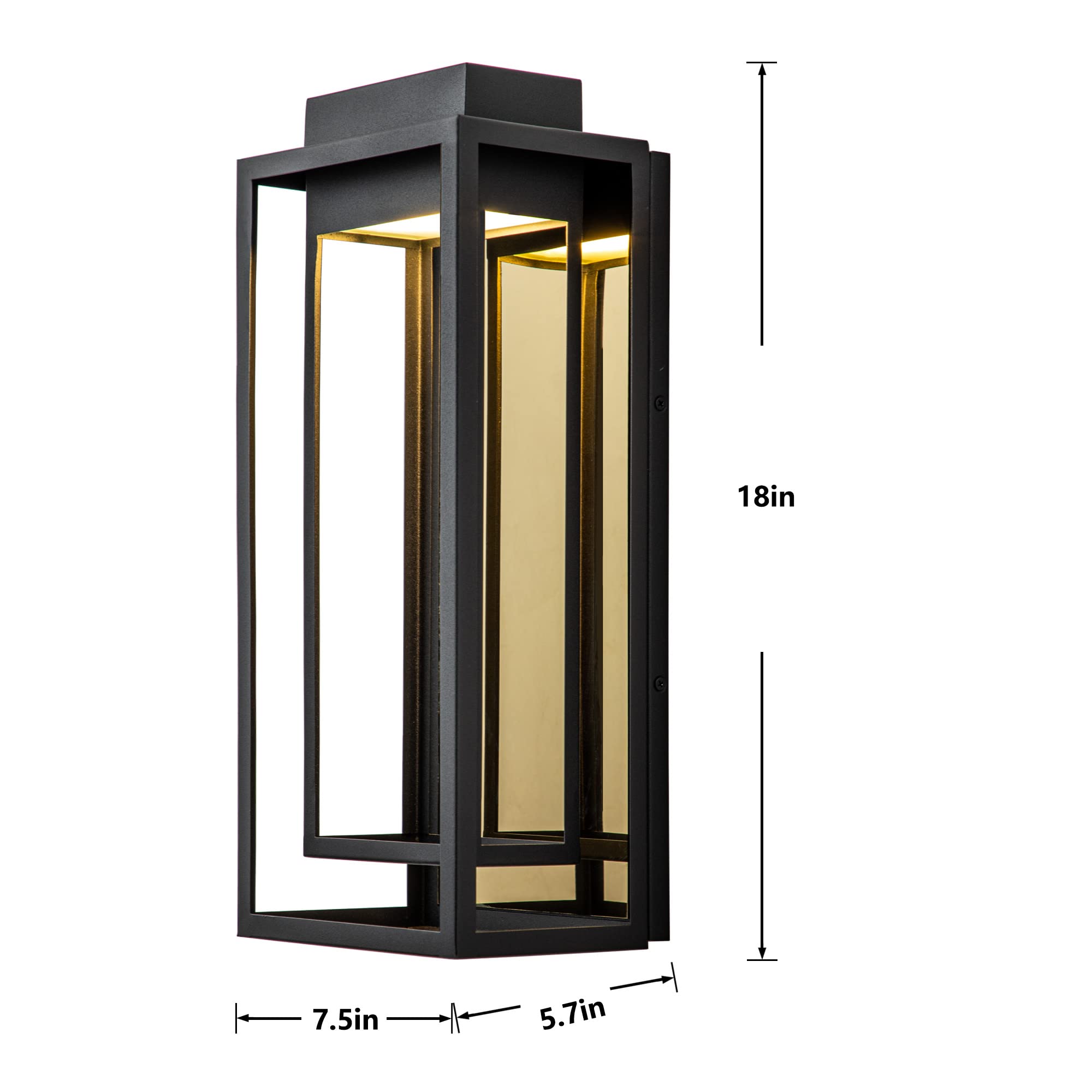 Modern Outdoor LED Wall Sconce