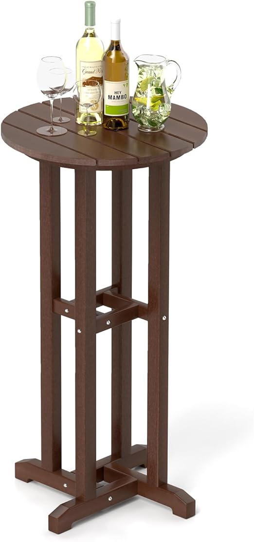 Round Bar Table HDPE Outdoor