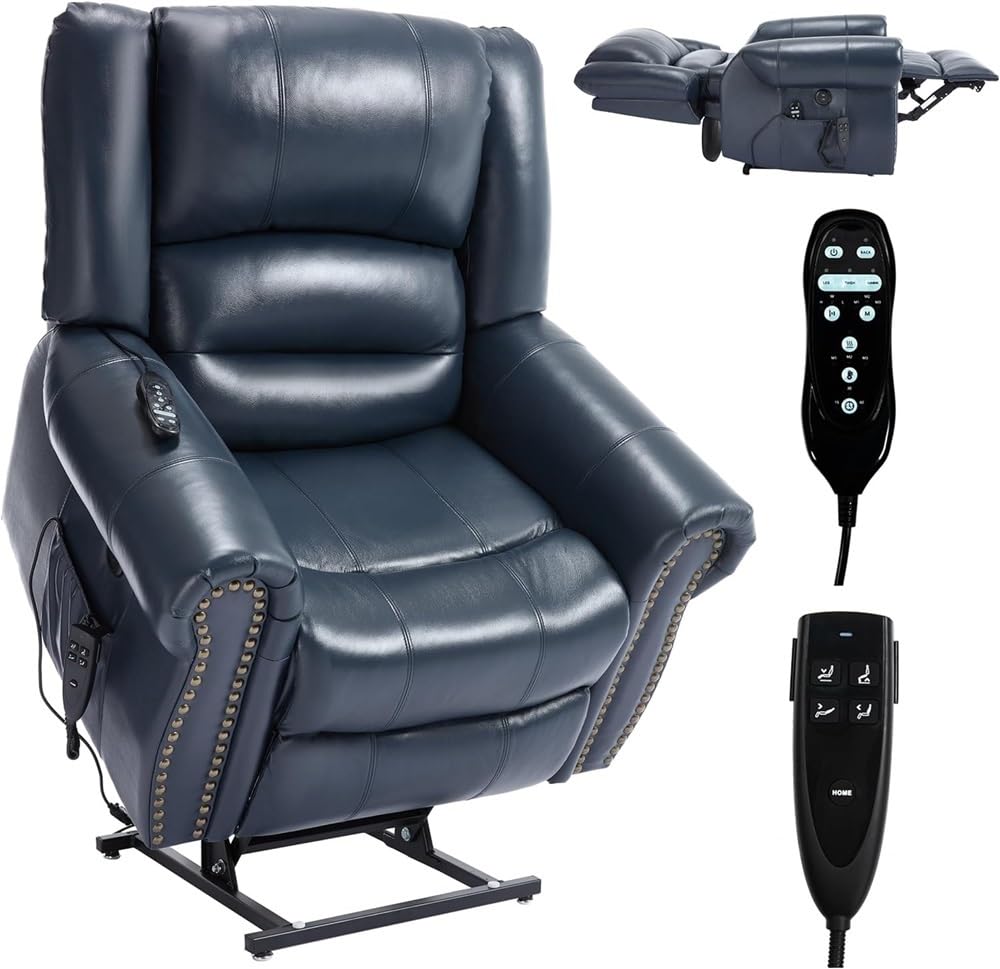 Power Lift Recliner Chair with Massage and Heat