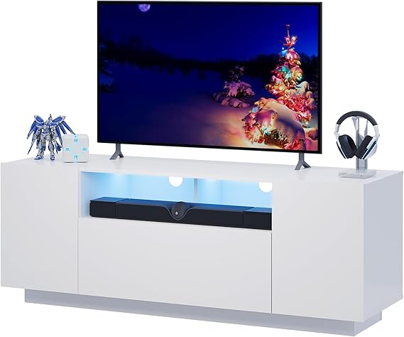 58" LED TV Stand with Storage