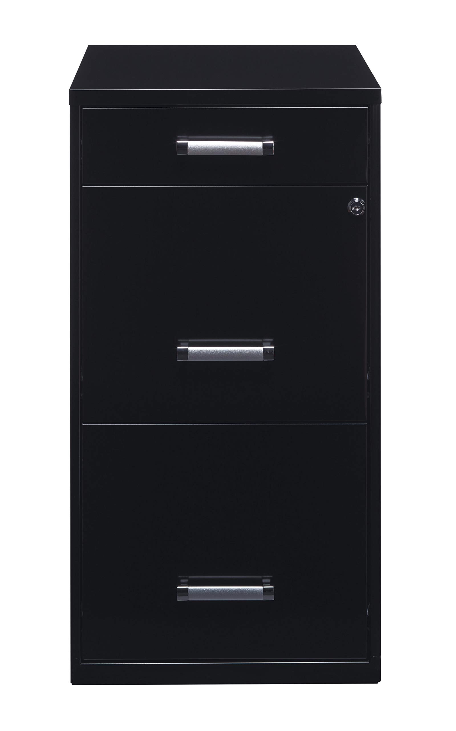 3-Drawer Metal File Cabinet with Lock