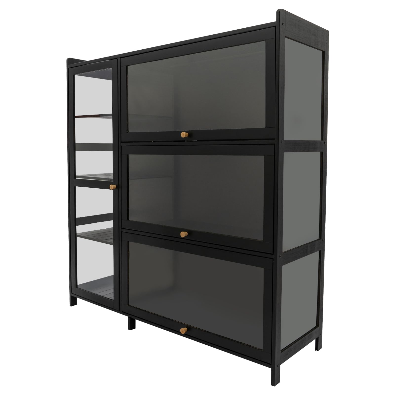 Display Storage Cabinet with Glass Door