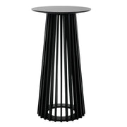 Round Bar Table 43.5" High with Geometric Base