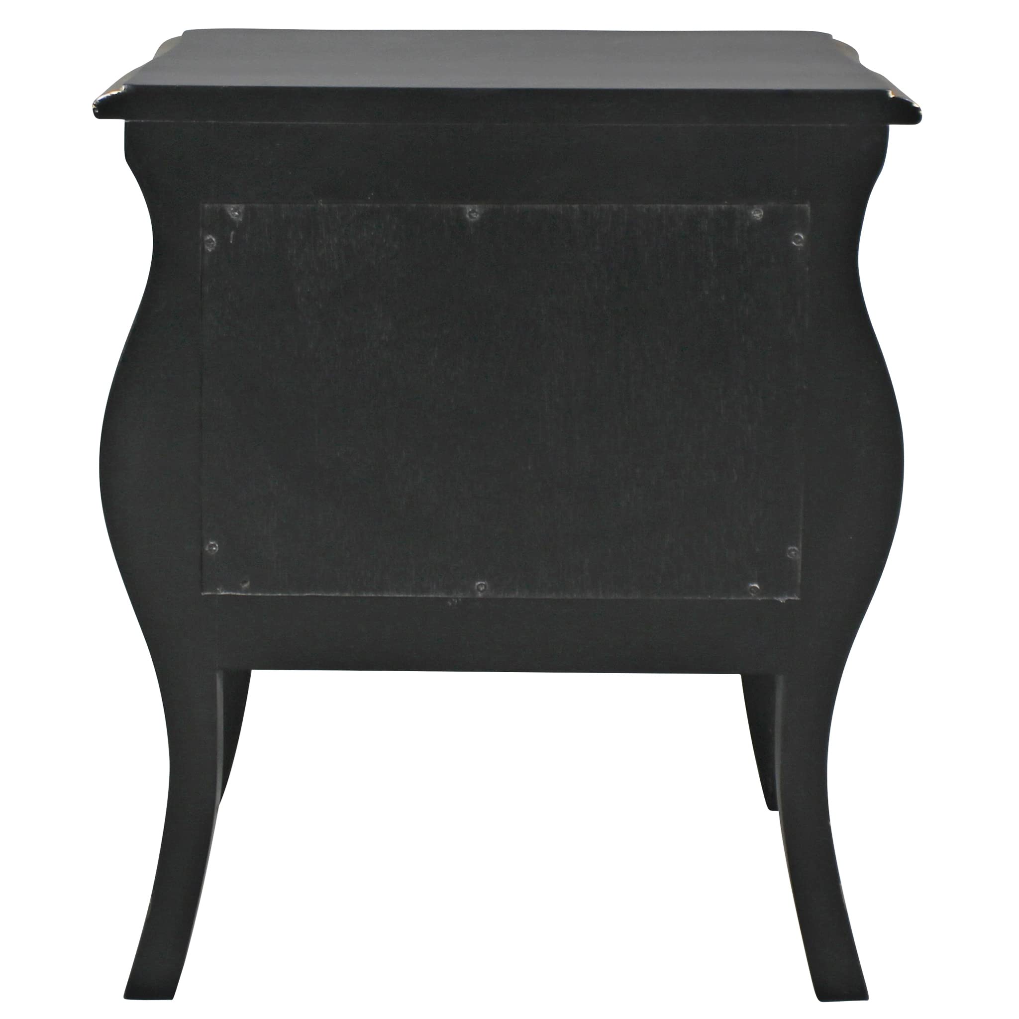 Rococo Bombe Nightstand with Secret Drawer